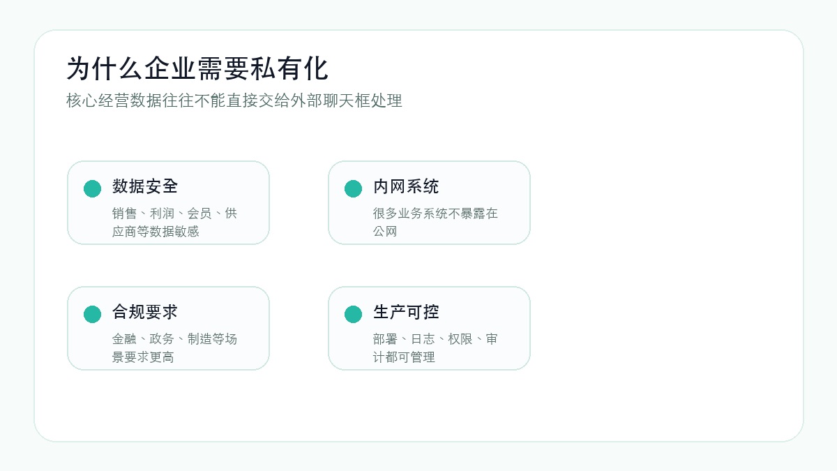 企业真实数据不是普通聊天材料